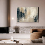 Abstract 332 Canvas Art 18" x 24" / 45 x 60 cm / Black