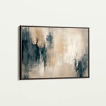 Abstract 332 Canvas Art 18" x 24" / 45 x 60 cm / Black