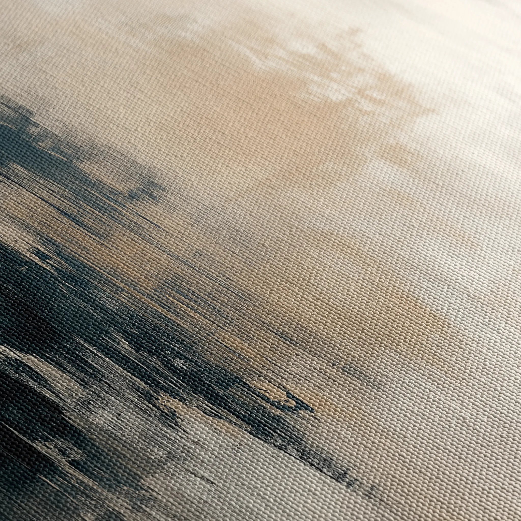 Abstract 332 Canvas Art 18" x 24" / 45 x 60 cm / Black