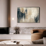 Abstract 332 Canvas Art 60 x 40 cm / Black