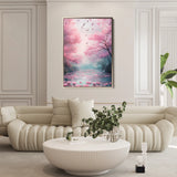 Landscape 332 Canvas Art 18" x 24" / 45 x 60 cm / Black