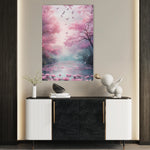 Landscape 332 Canvas Art 18" x 24" / 45 x 60 cm / Black