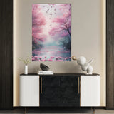 Landscape 332 Canvas Art 18" x 24" / 45 x 60 cm / Black