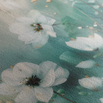 Floral 333 Canvas Art 18" x 24" / 45 x 60 cm / Black