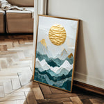 Landscape 333 Canvas Art 18" x 24" / 45 x 60 cm / Black