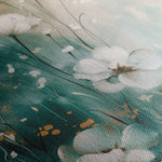 Floral 334 Canvas Art 18" x 24" / 45 x 60 cm / Black