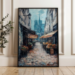 Landscape 334 Canvas Art 18" x 24" / 45 x 60 cm / Black