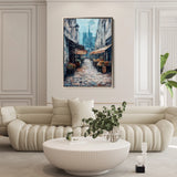 Landscape 334 Canvas Art 18" x 24" / 45 x 60 cm / Black