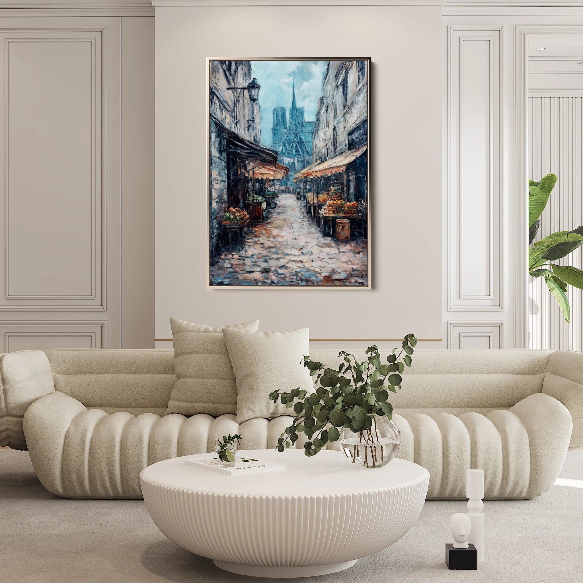 Landscape 334 Canvas Art 18" x 24" / 45 x 60 cm / Black