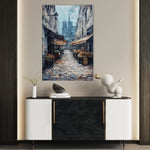 Landscape 334 Canvas Art 18" x 24" / 45 x 60 cm / Black