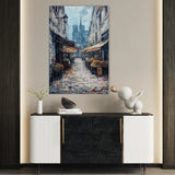 Landscape 334 Canvas Art 18" x 24" / 45 x 60 cm / Black
