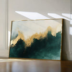 Abstract 335 Canvas Art 18" x 24" / 45 x 60 cm / Black
