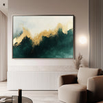 Abstract 335 Canvas Art 18" x 24" / 45 x 60 cm / Black