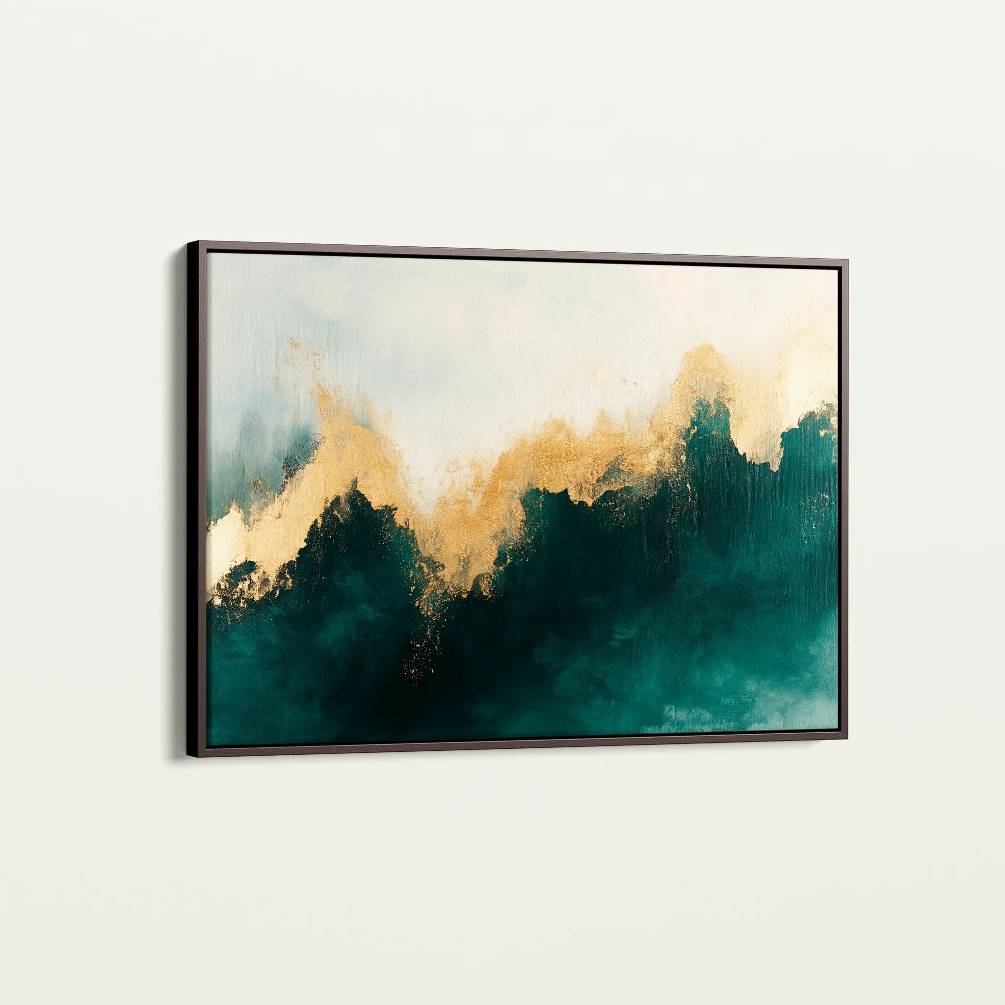 Abstract 335 Canvas Art 18" x 24" / 45 x 60 cm / Black