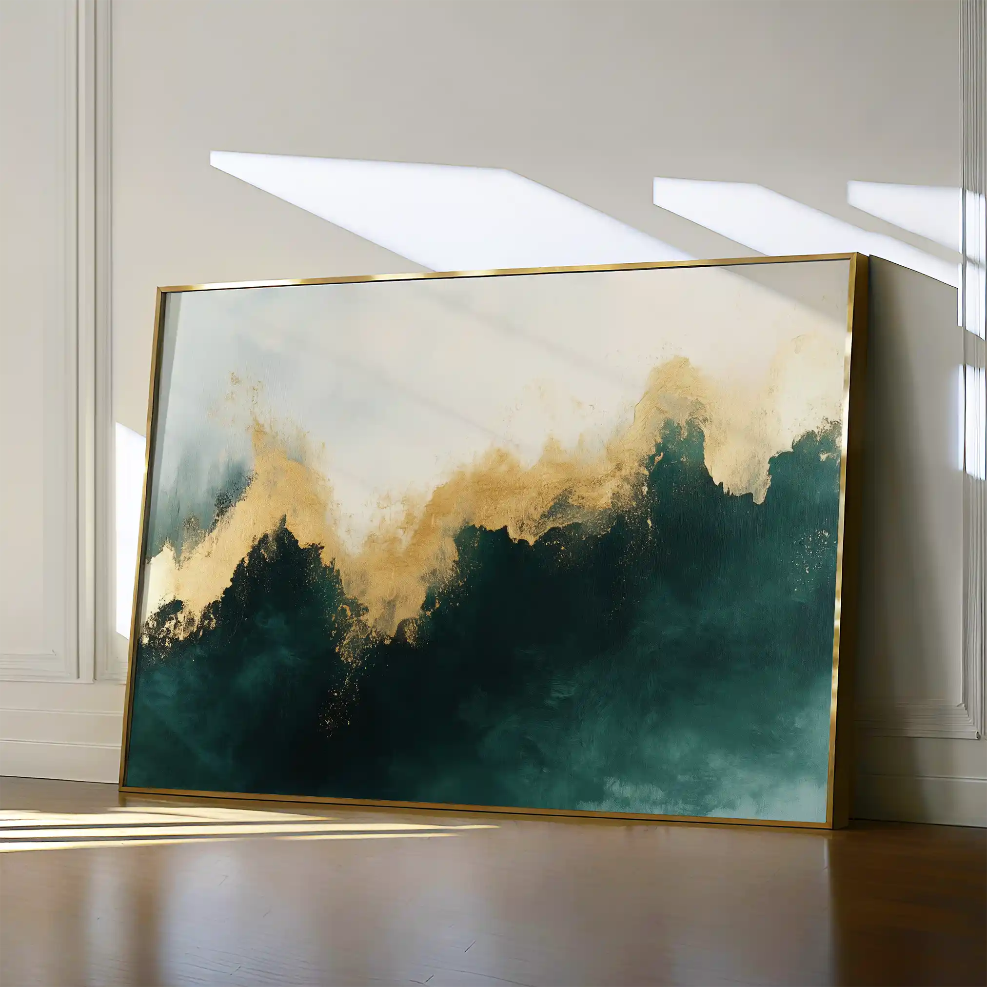 Abstract 335 Canvas Art 60 x 40 cm / Black
