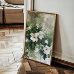 Floral 335 Canvas Art 18" x 24" / 45 x 60 cm / Black