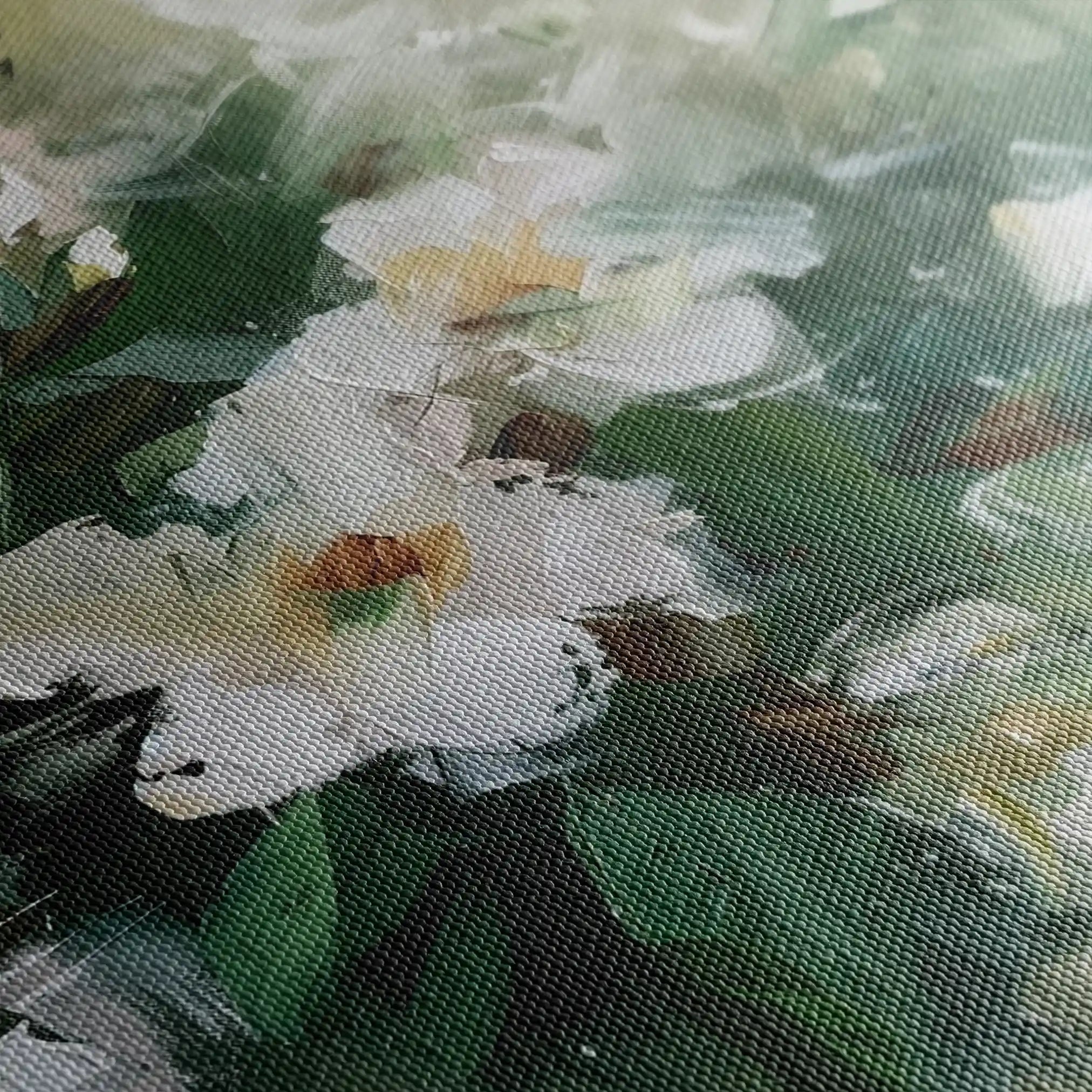 Floral 335 Canvas Art 60 x 40 cm / Black