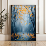 Landscape 335 Canvas Art 18" x 24" / 45 x 60 cm / Black