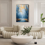 Landscape 335 Canvas Art 18" x 24" / 45 x 60 cm / Black