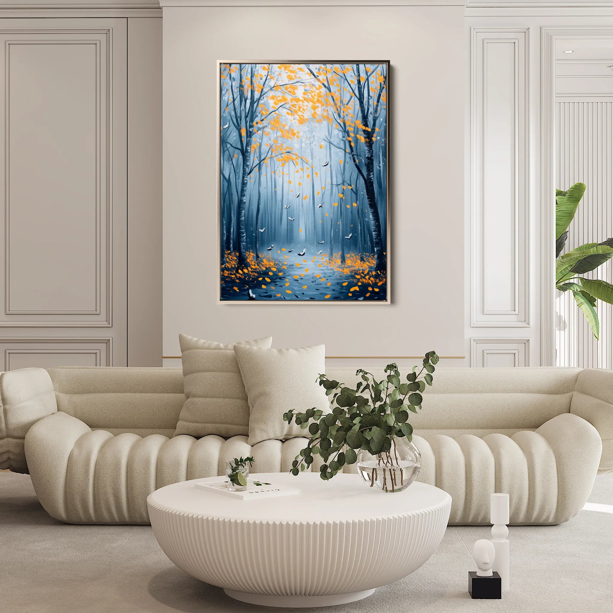 Landscape 335 Canvas Art 18" x 24" / 45 x 60 cm / Black