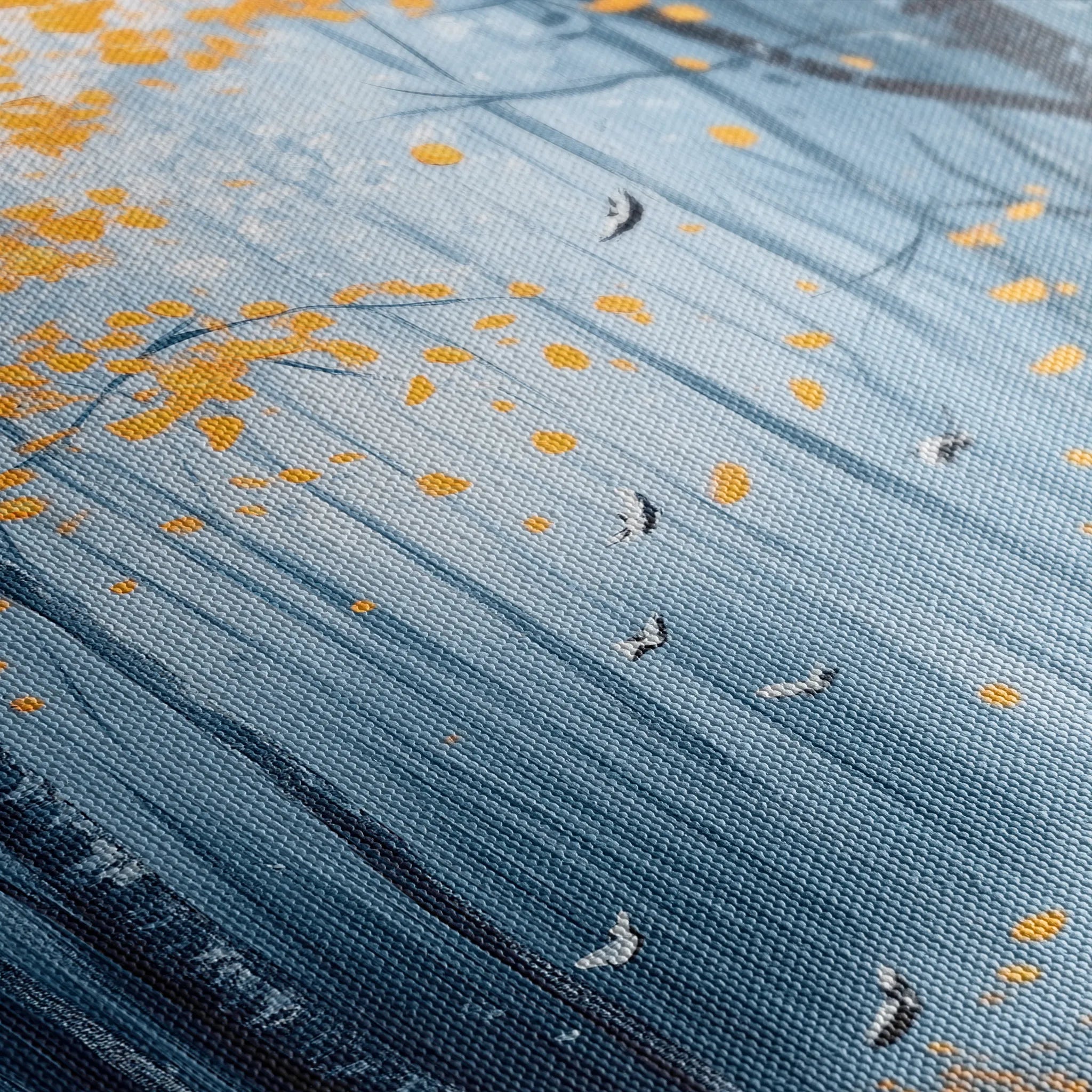 Landscape 335 Canvas Art 18" x 24" / 45 x 60 cm / Black