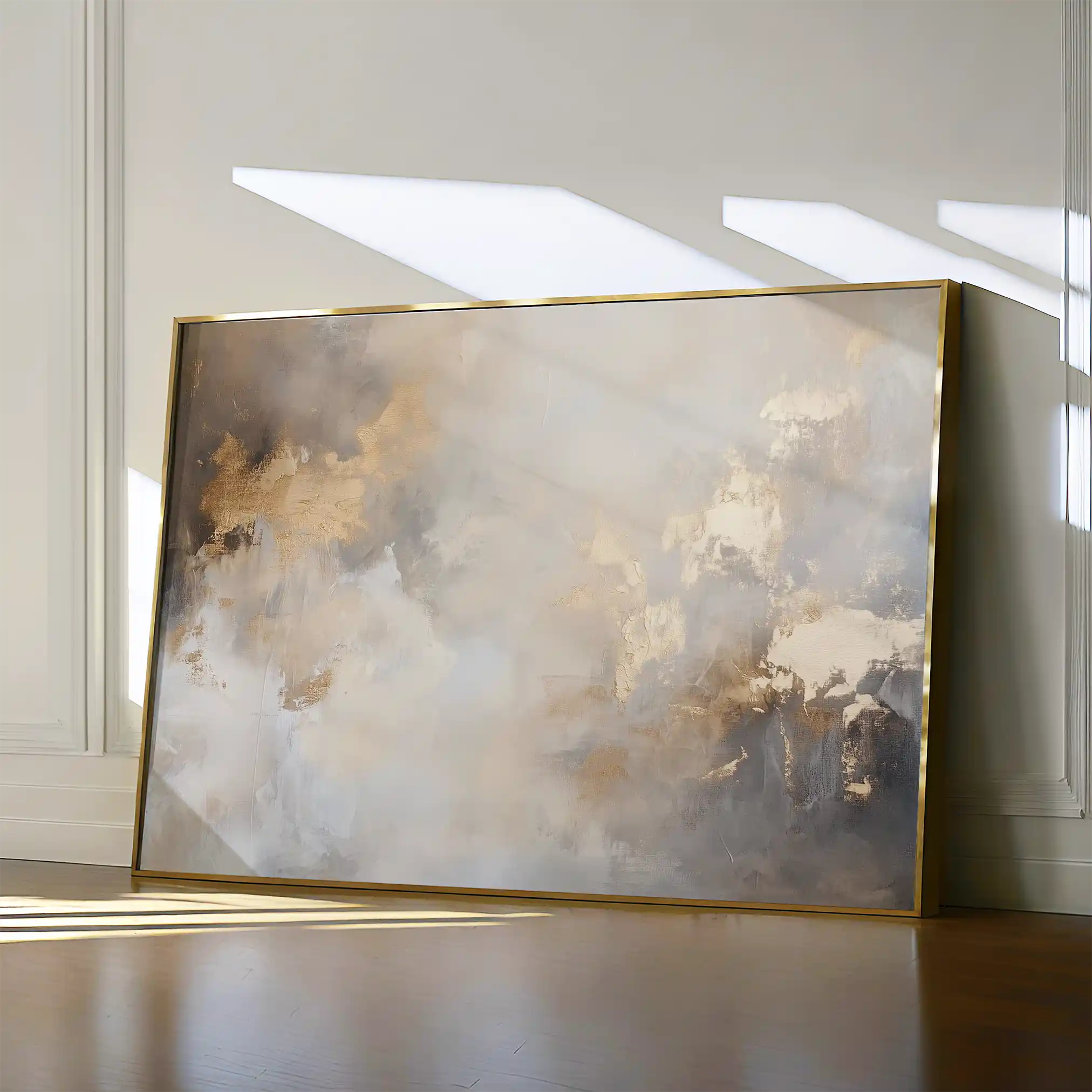 Abstract 336 Canvas Art 18" x 24" / 45 x 60 cm / Black