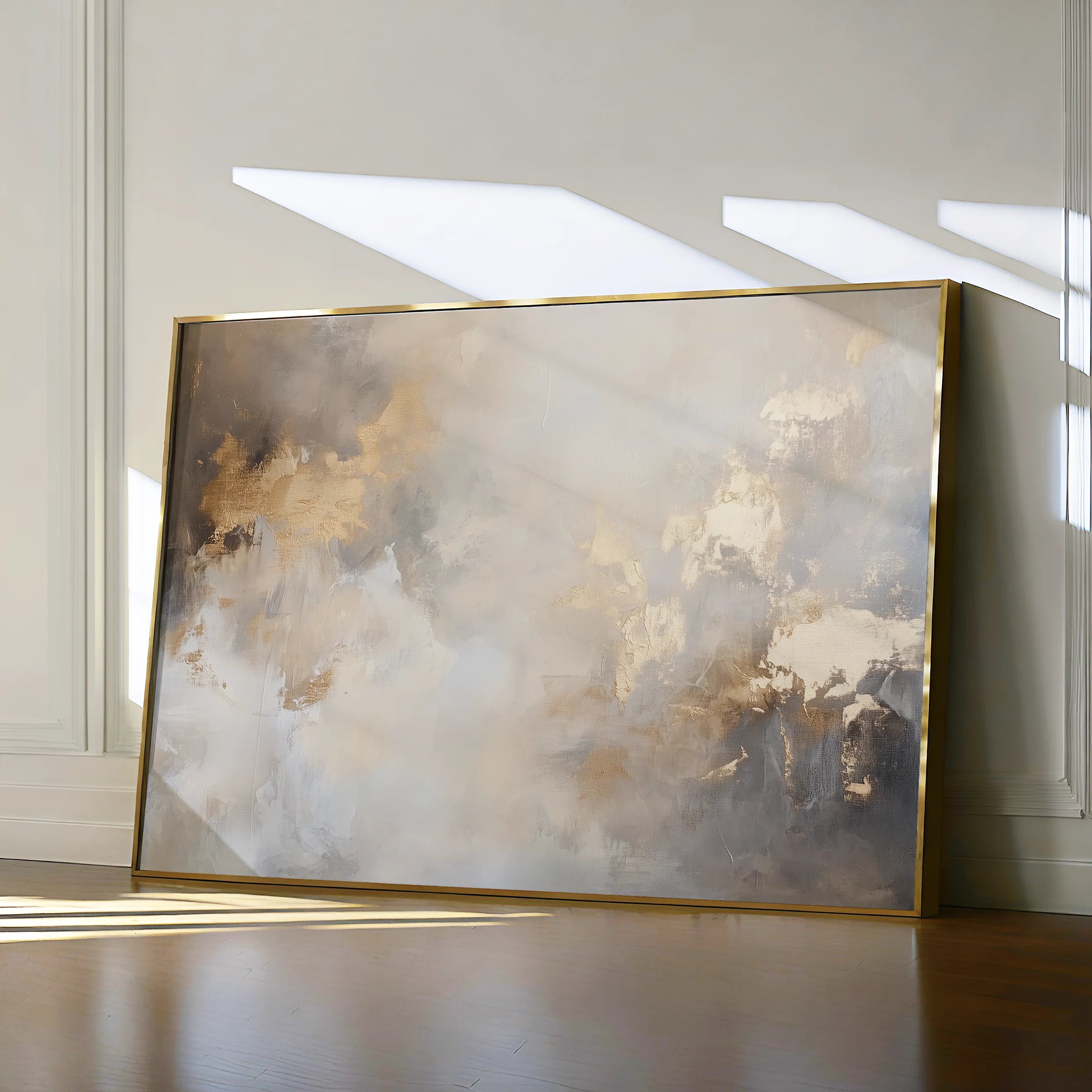 Abstract 336 Canvas Art 18" x 24" / 45 x 60 cm / Black