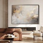 Abstract 336 Canvas Art 18" x 24" / 45 x 60 cm / Black