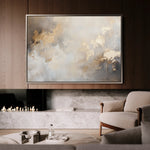Abstract 336 Canvas Art 18" x 24" / 45 x 60 cm / Black