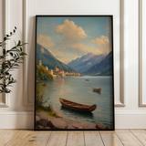 Landscape 336 Canvas Art 18" x 24" / 45 x 60 cm / Black