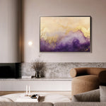 Abstract 337 Canvas Art 18" x 24" / 45 x 60 cm / Black
