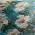 Floral 337 Canvas Art 18" x 24" / 45 x 60 cm / Black