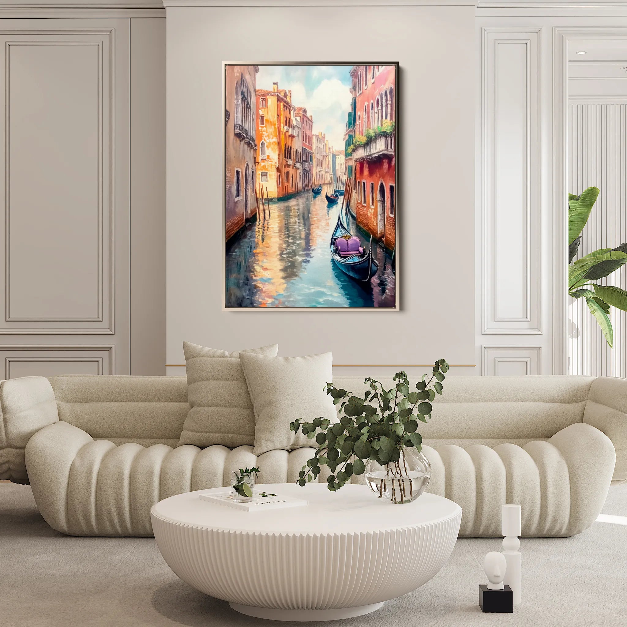 Landscape 337 Canvas Art 18" x 24" / 45 x 60 cm / Black