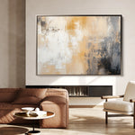 Abstract 338 Canvas Art 18" x 24" / 45 x 60 cm / Black