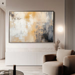 Abstract 338 Canvas Art 18" x 24" / 45 x 60 cm / Black