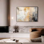 Abstract 338 Canvas Art 18" x 24" / 45 x 60 cm / Black