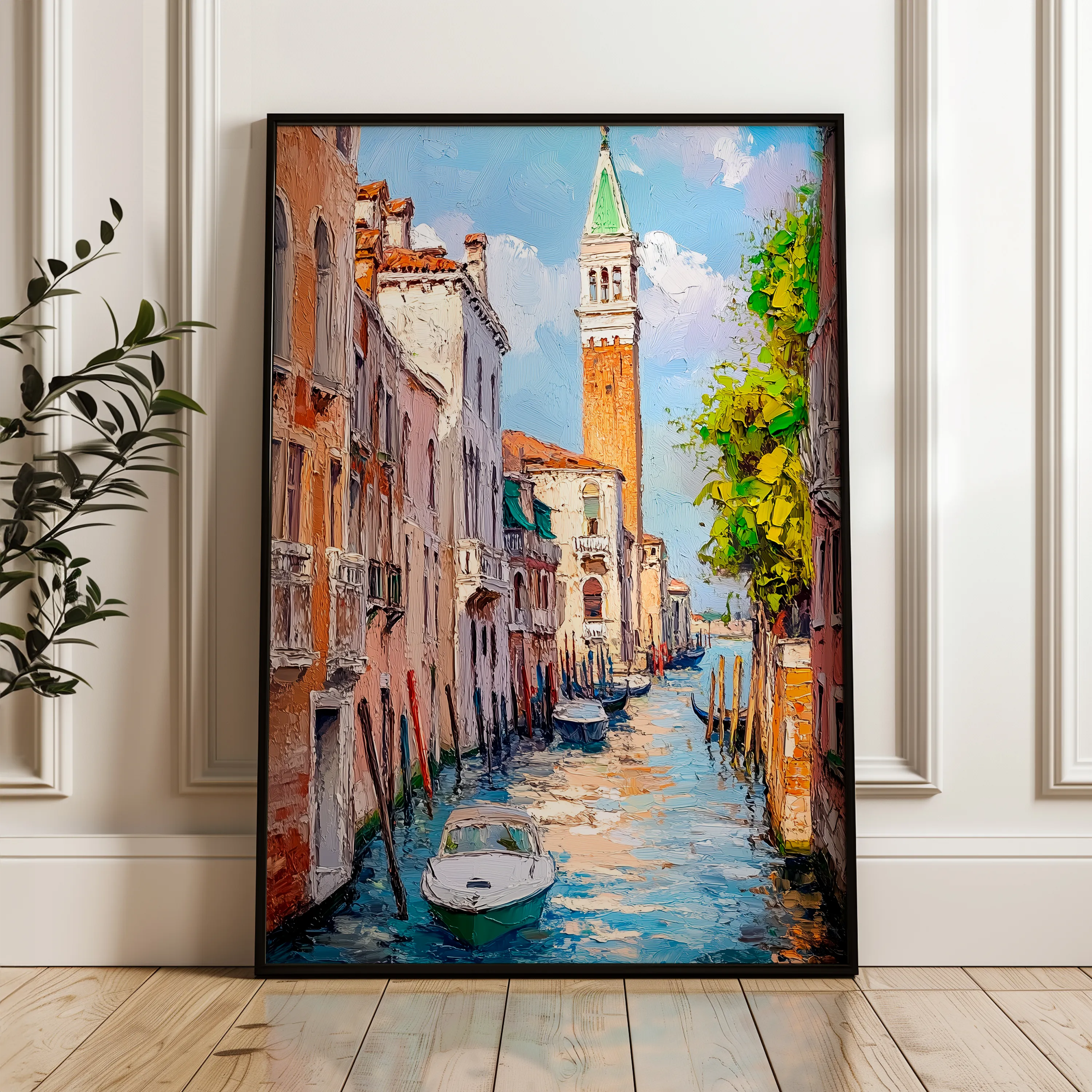 Landscape 338 Canvas Art 18" x 24" / 45 x 60 cm / Black