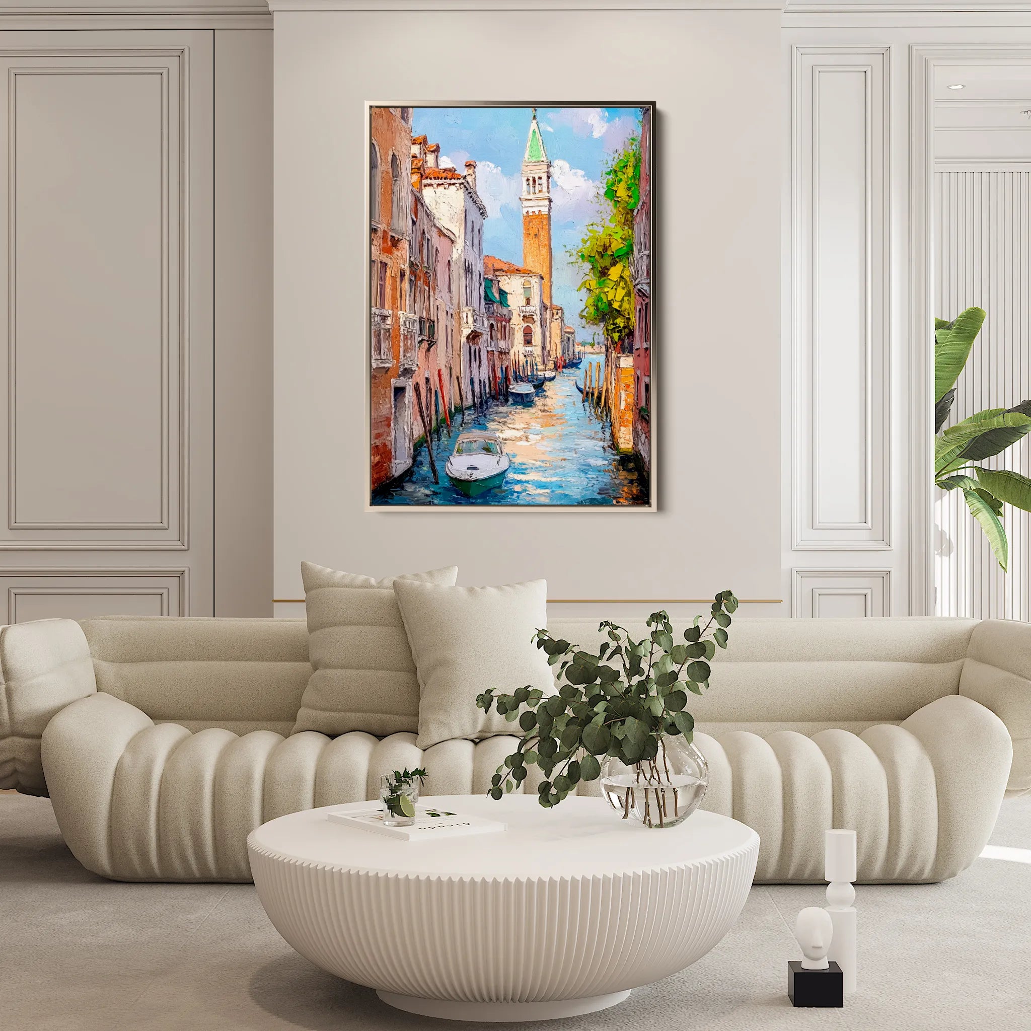 Landscape 338 Canvas Art 18" x 24" / 45 x 60 cm / Black