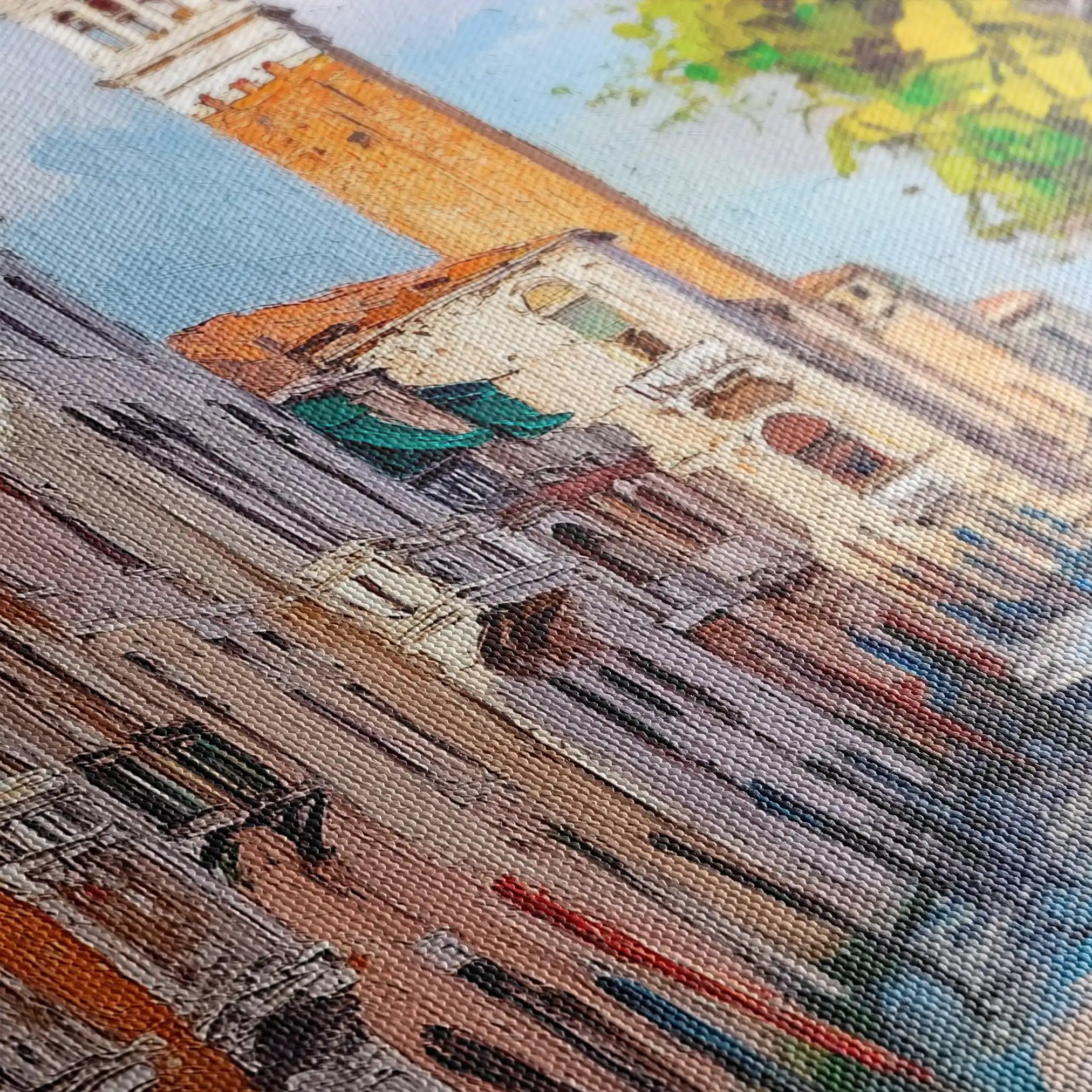 Landscape 338 Canvas Art 60 x 40 cm / Black