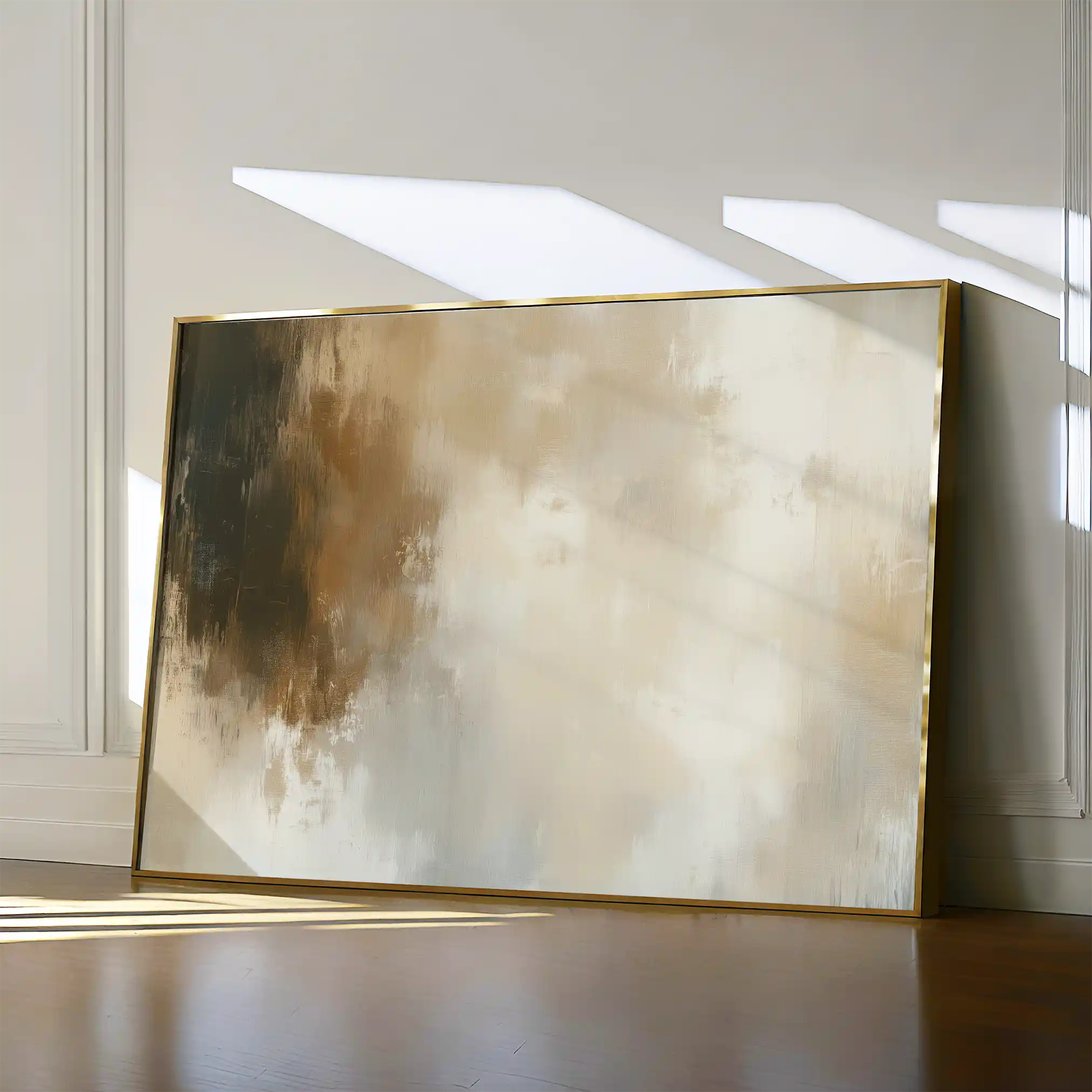 Abstract 339 Canvas Art 18" x 24" / 45 x 60 cm / Black