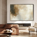 Abstract 339 Canvas Art 18" x 24" / 45 x 60 cm / Black