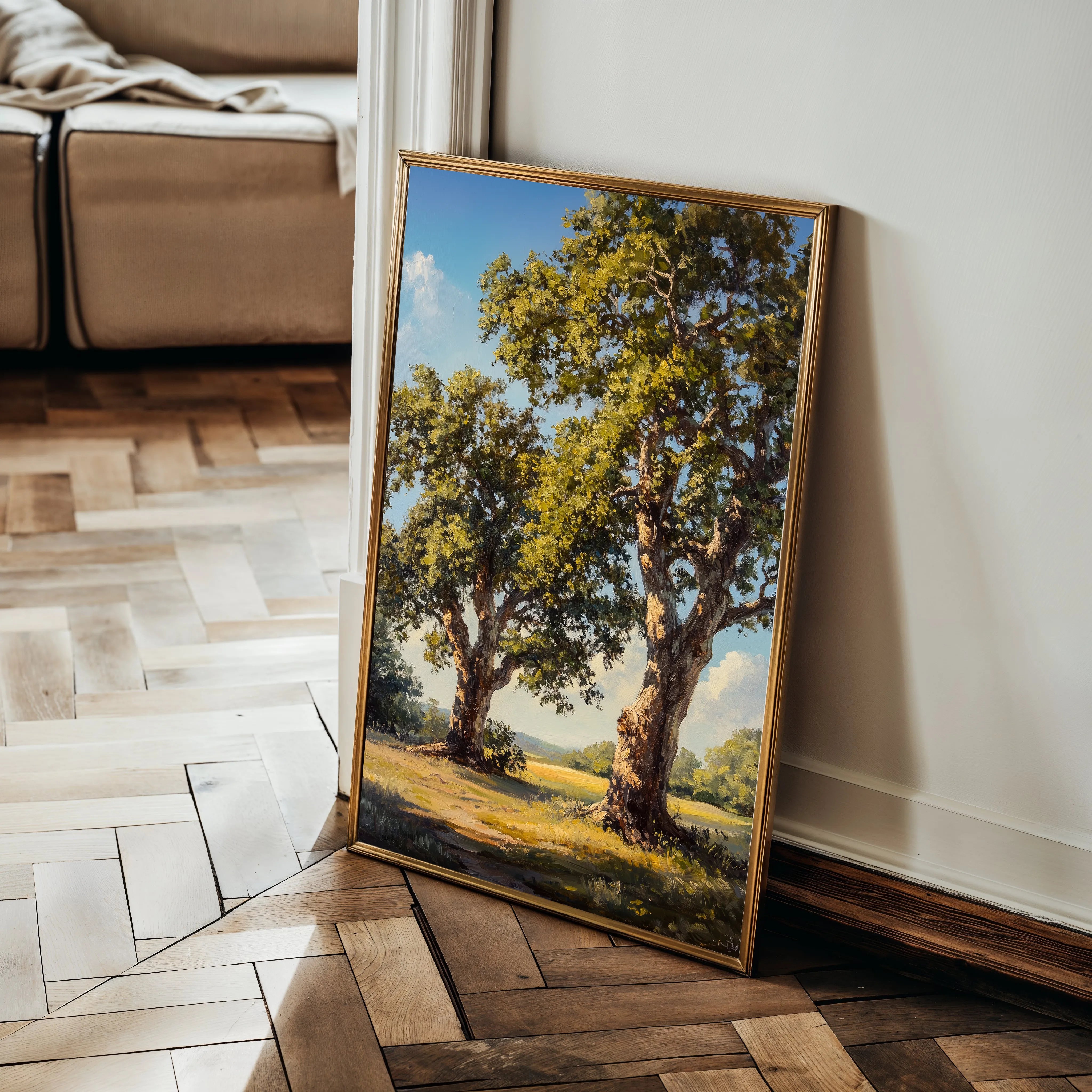 Landscape 339 Canvas Art 18" x 24" / 45 x 60 cm / Black