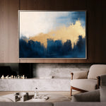 Abstract 340 Canvas Art 18" x 24" / 45 x 60 cm / Black