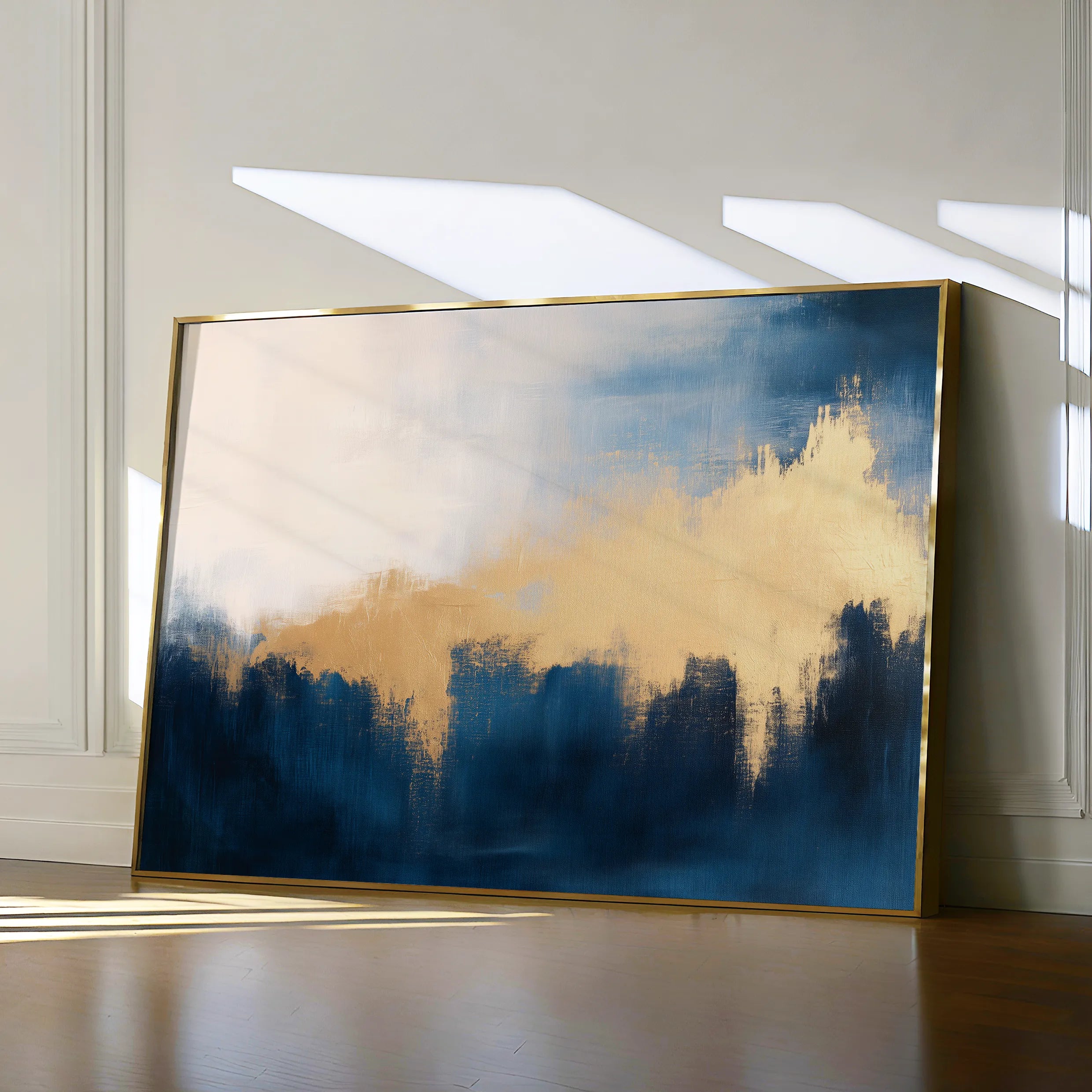 Abstract 340 Canvas Art 18" x 24" / 45 x 60 cm / Black