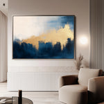 Abstract 340 Canvas Art 18" x 24" / 45 x 60 cm / Black