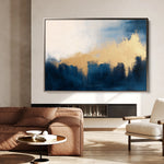 Abstract 340 Canvas Art 18" x 24" / 45 x 60 cm / Black