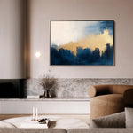 Abstract 340 Canvas Art 18" x 24" / 45 x 60 cm / Black