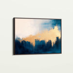 Abstract 340 Canvas Art 18" x 24" / 45 x 60 cm / Black
