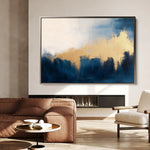 Abstract 340 Canvas Art 60 x 40 cm / Black