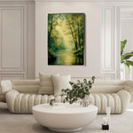 Landscape 340 Canvas Art 18" x 24" / 45 x 60 cm / Black